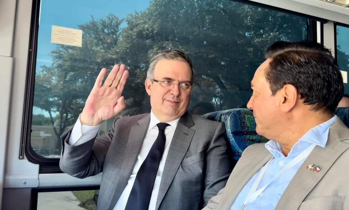 Comparte Marcelo Ebrard con Jorge Corichi estrategia de seguridad exitosa