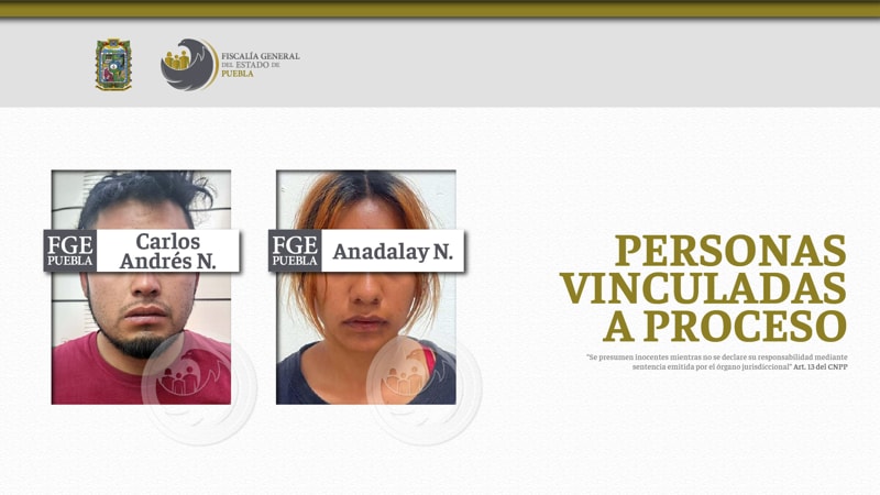 Anadalay N. y su pareja, Carlos Andrés N. por agresión sexual en contra de su hija de 4 años