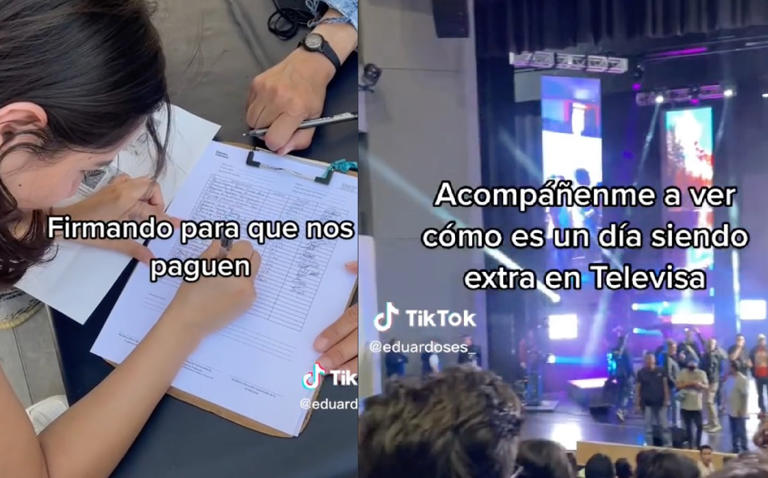 "No es como la gente piensa": Joven muestra cómo es trabajar de extra en Televisa (Vídeo)