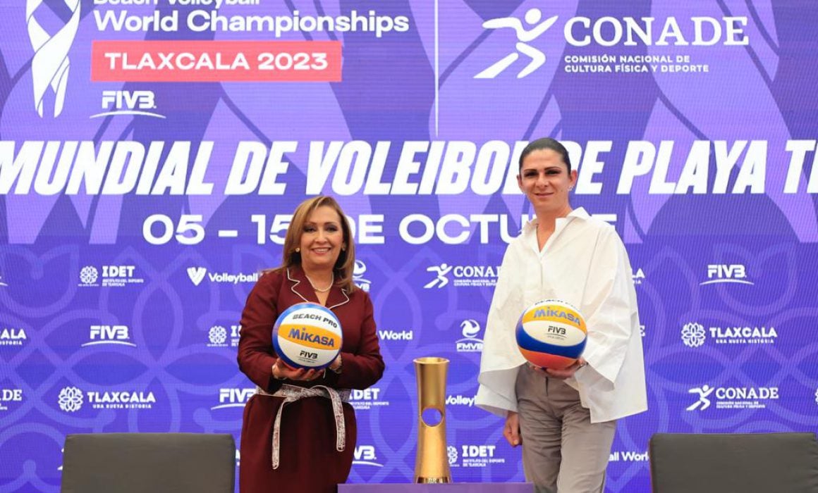 Presentaron oficialmente campeonato mundial de Voleibol de Playa Tlaxcala 2023