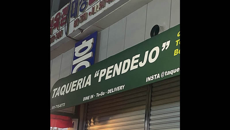 Con atrevido nombre taquería mexicana en Corea del Sur se vuelve viral