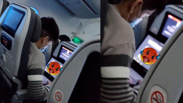 "Sin pena alguna": Durante vuelo, pasajero descubre a joven viendo películas para adultos (Vídeo)