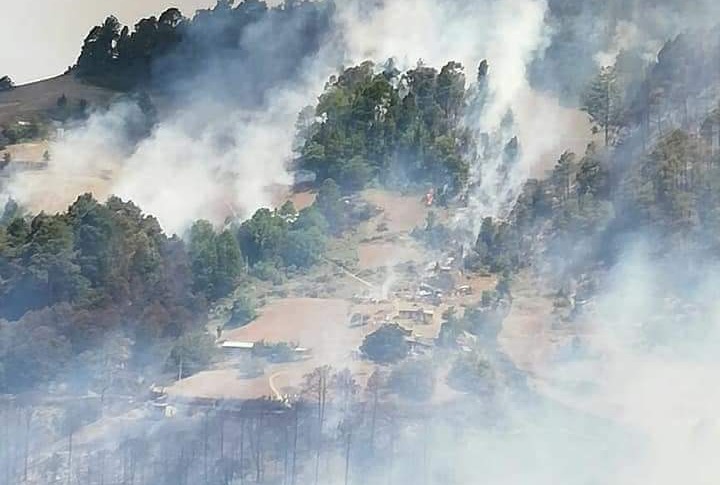 Puebla es el cuarto estado con más incendios forestales en lo que va del año