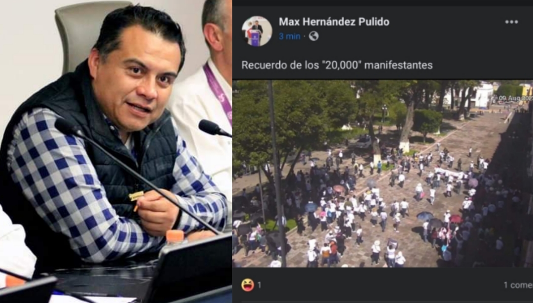 Funcionario lorenista se mofa de Mega Marcha por Tlaxcala