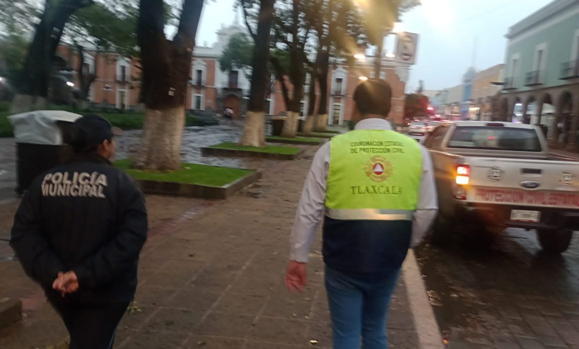Evalúa CEPC afectaciones causadas por lluvia y granizada
