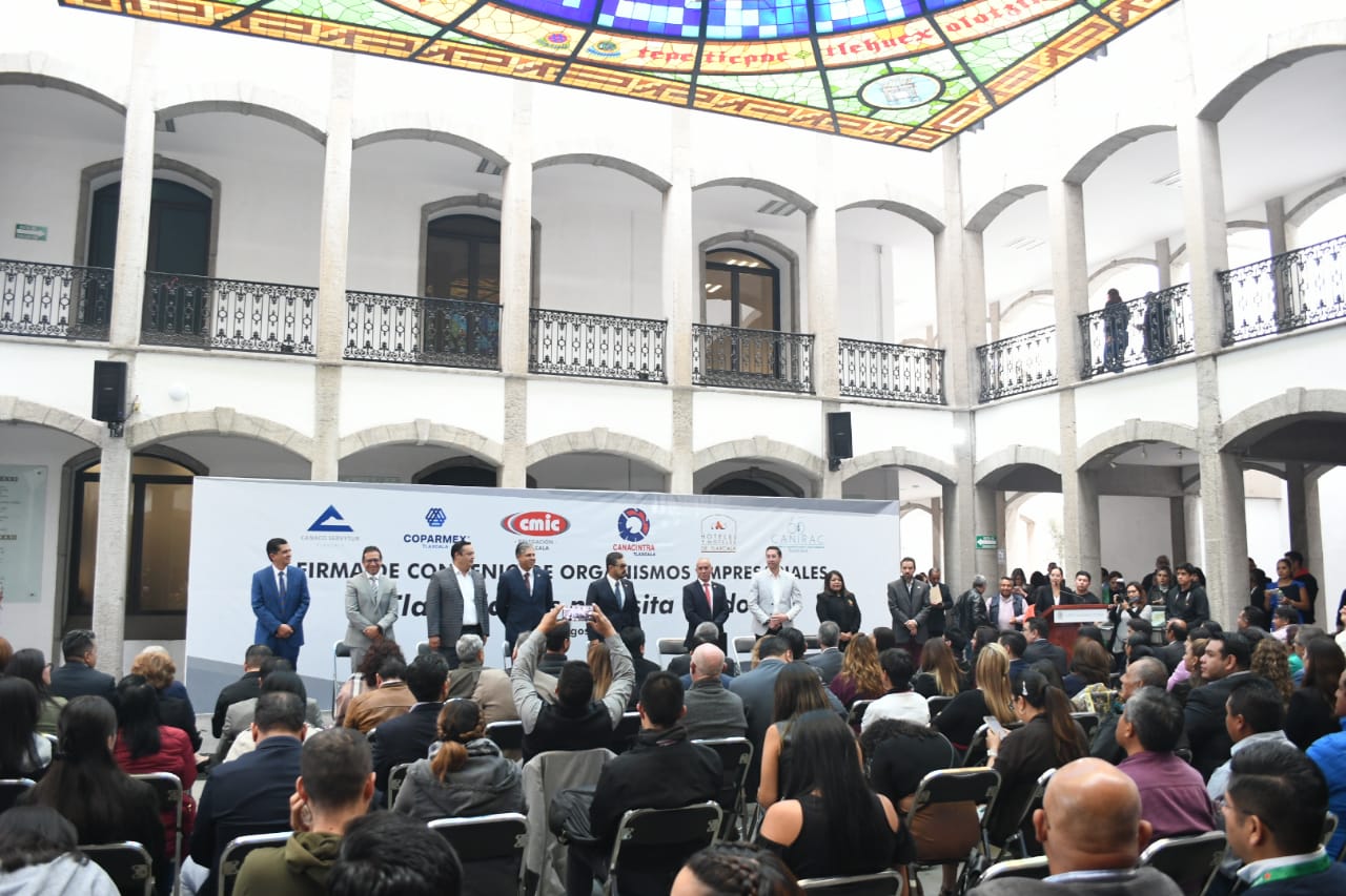 Firman convenio Coparmex, Canaco Servytur, Canacintra, Canirac, Ahmet y Cmic