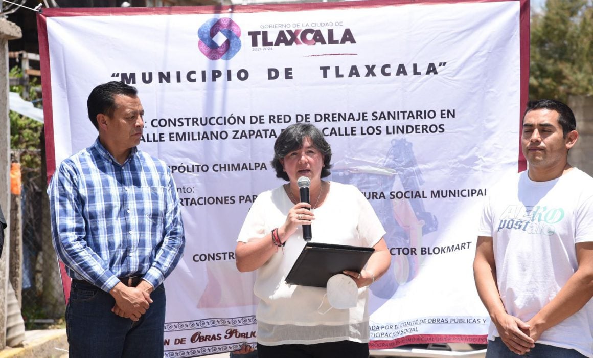Mejoran servicio de drenaje en San Hipólito Chimalpa