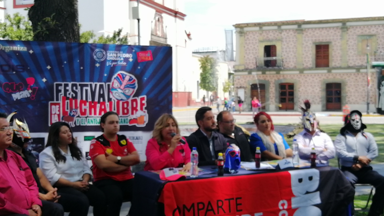 Lucha Libre y el Antojito Mexicano en San Pedro Cholula los días 22,23 y 24 de septiembre