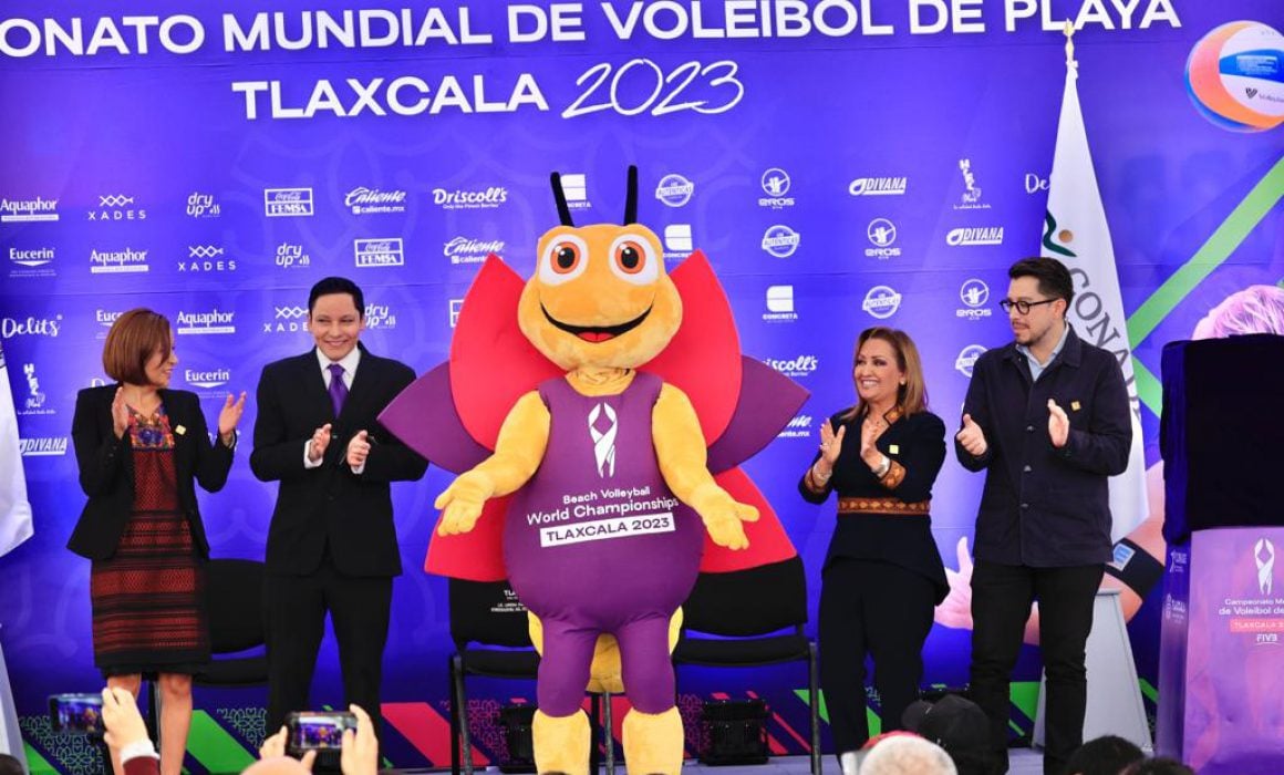 Presenta Gobierno del estado balón y mascota del Mundial de Voleibol