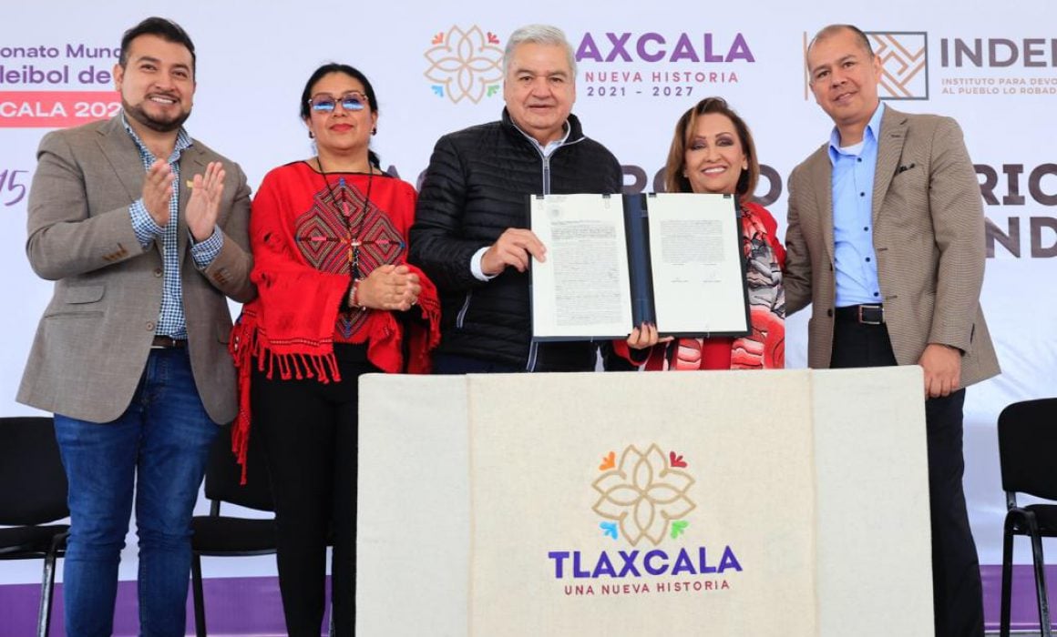 Dona Indep predio al Gobierno de Tlaxcala en Huamantla