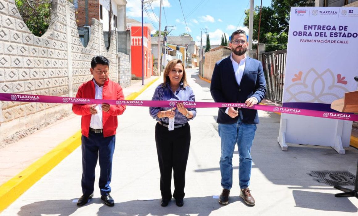 Entregó Lorena Cuéllar Infraestructura vial en Zacualpan