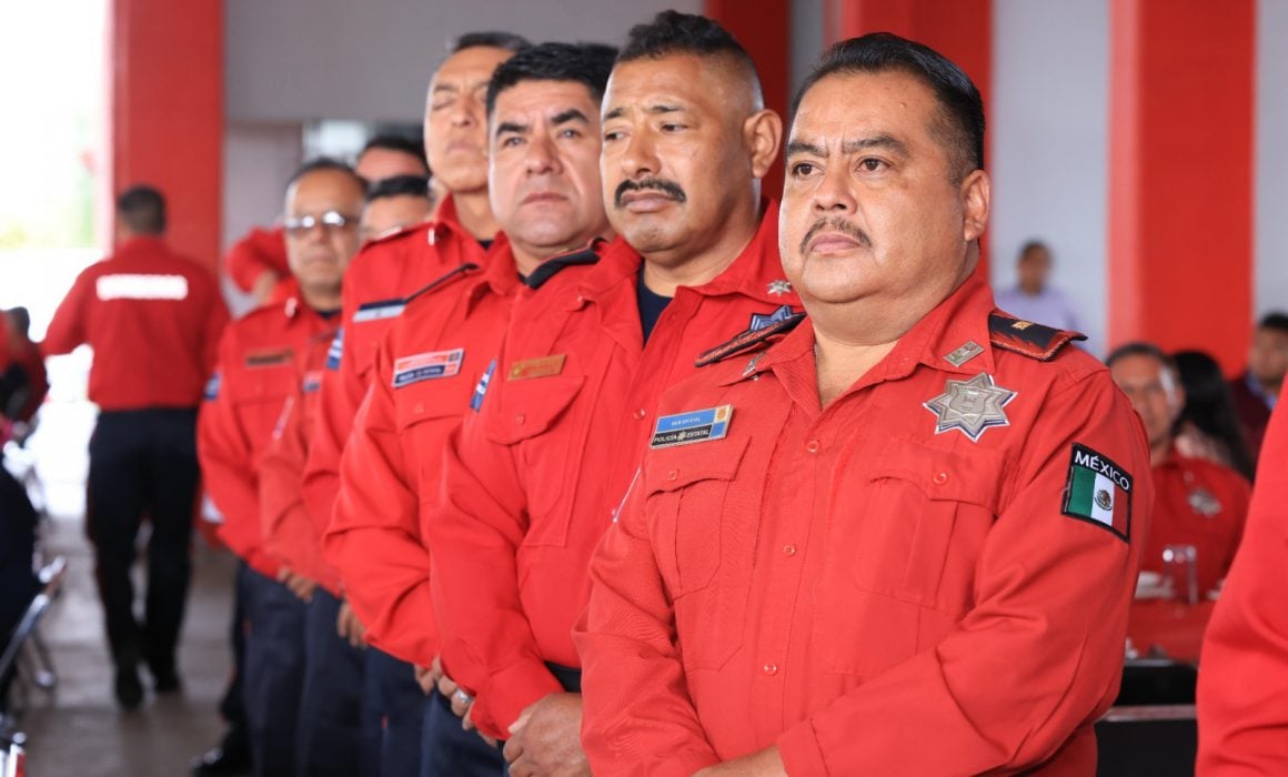 Celebran 41 años de servicio del Heroico cuerpo de bomberos en Tlaxcala