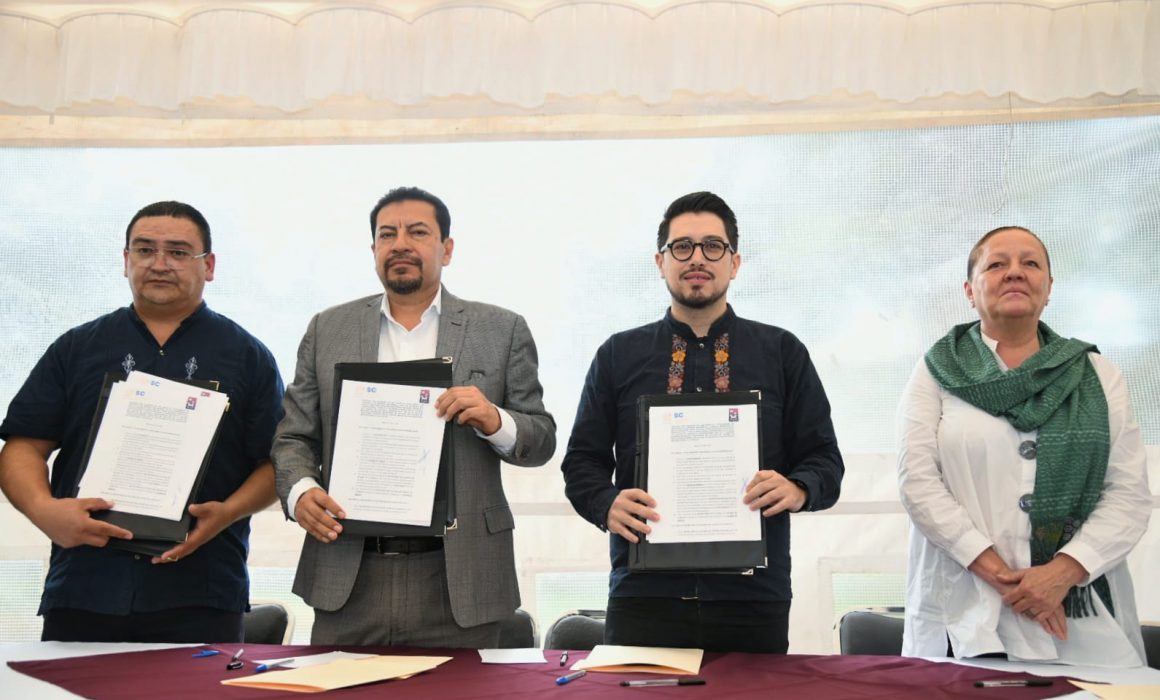 Firma convenio SC para creación de sede de la escuela de música en Ixtacuixtla