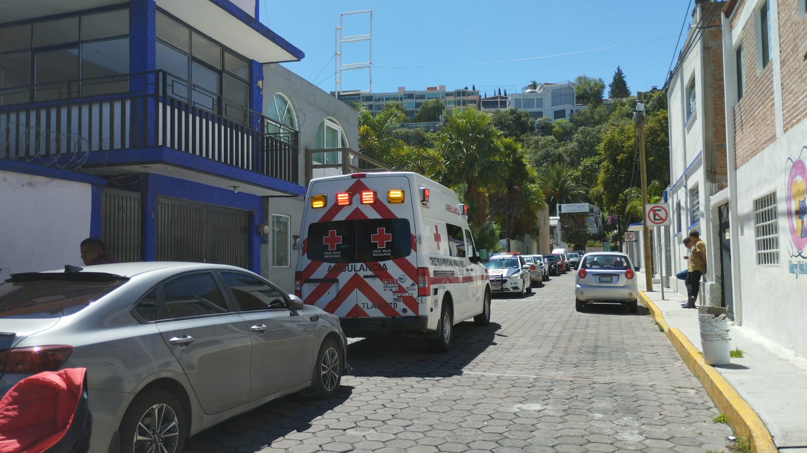 Depresión y problemas familiares orillan a sujeto a quitarse la vida, en pleno centro de Tlaxcala