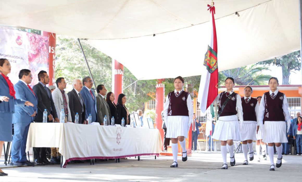 En la Técnica 4, inaugura alcalde de ciclo escolar 2023–2024