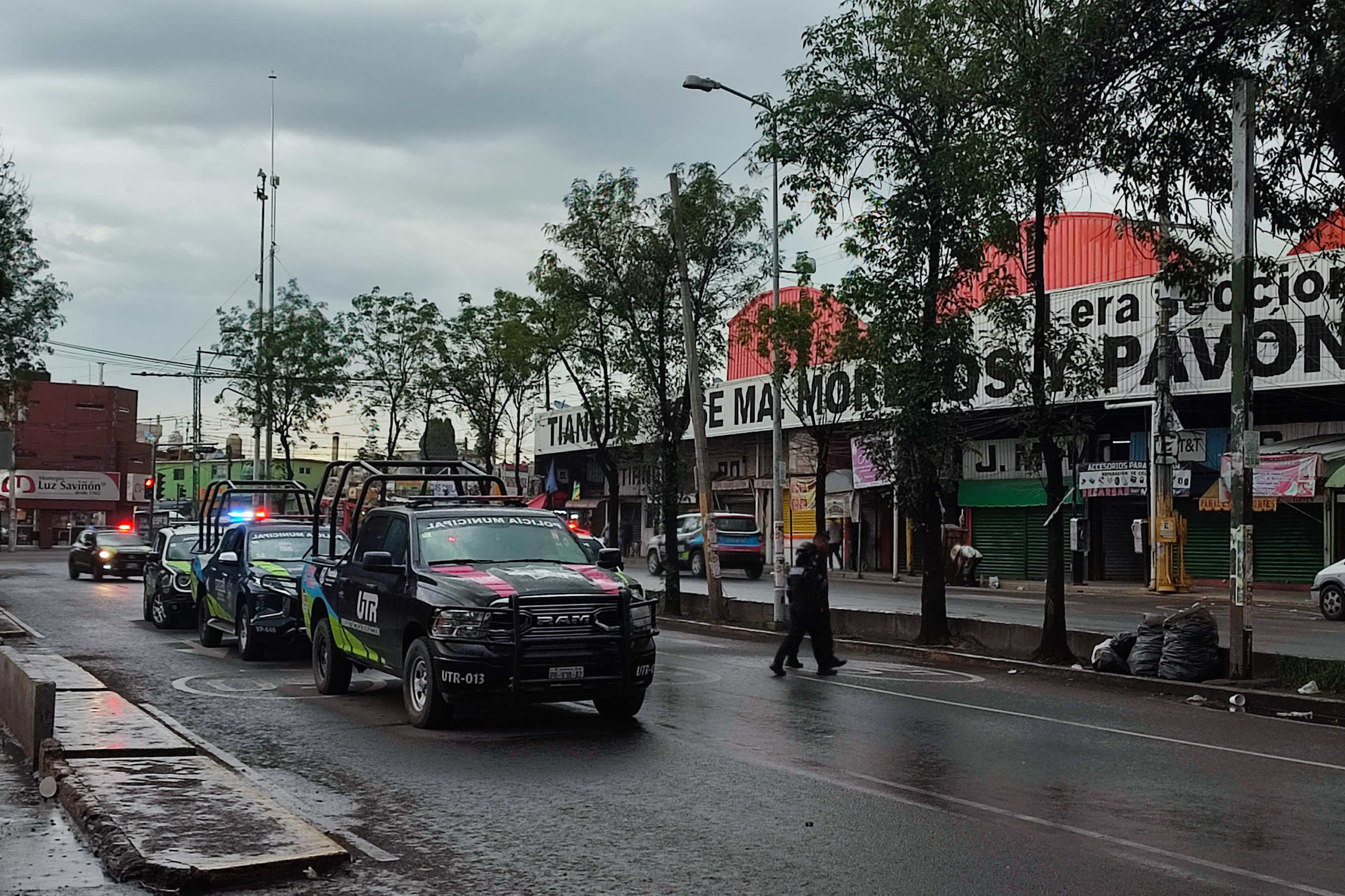 Operativo en el mercado Morelos: capturan a 10 personas, incluyendo a "El Talis", en trabajo conjunto con la FGE y el Poder Judicial.