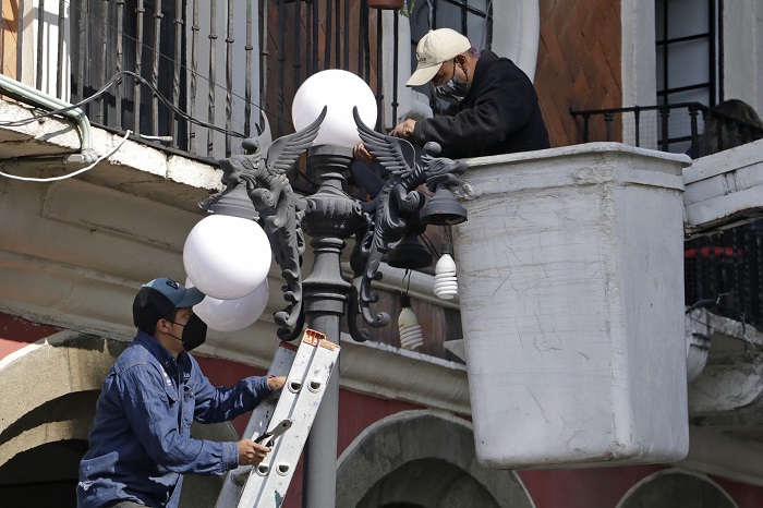Robo de cable de alumbrado público disminuye en Puebla entre un 40 y 45 por ciento