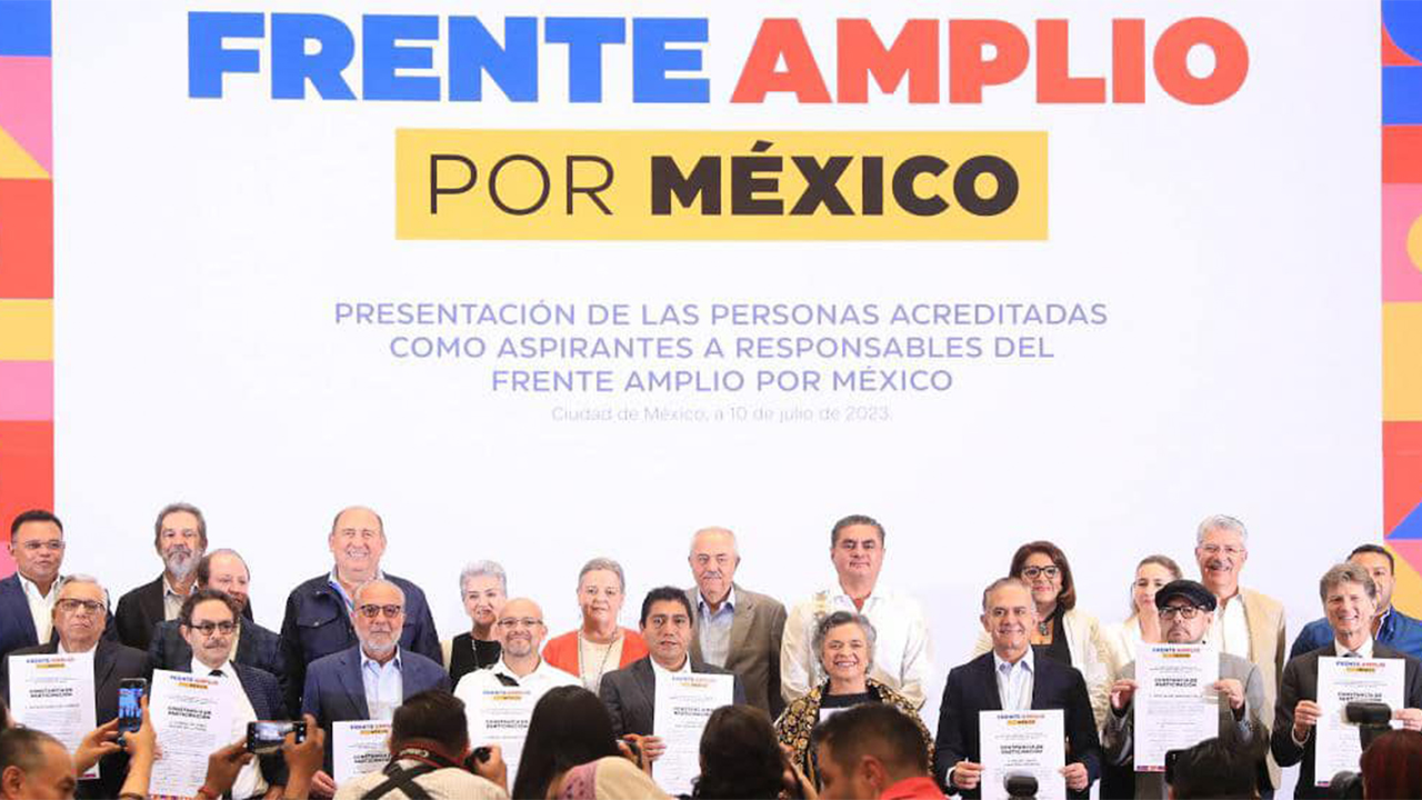 Diversidad y democracia en el Frente Amplio por México pese a disputa: Eduardo Rivera