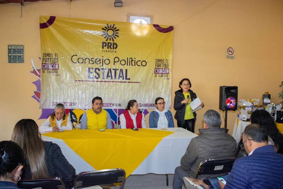 PRD en Tlaxcala convencido de no formar alianzas o coaliciones.