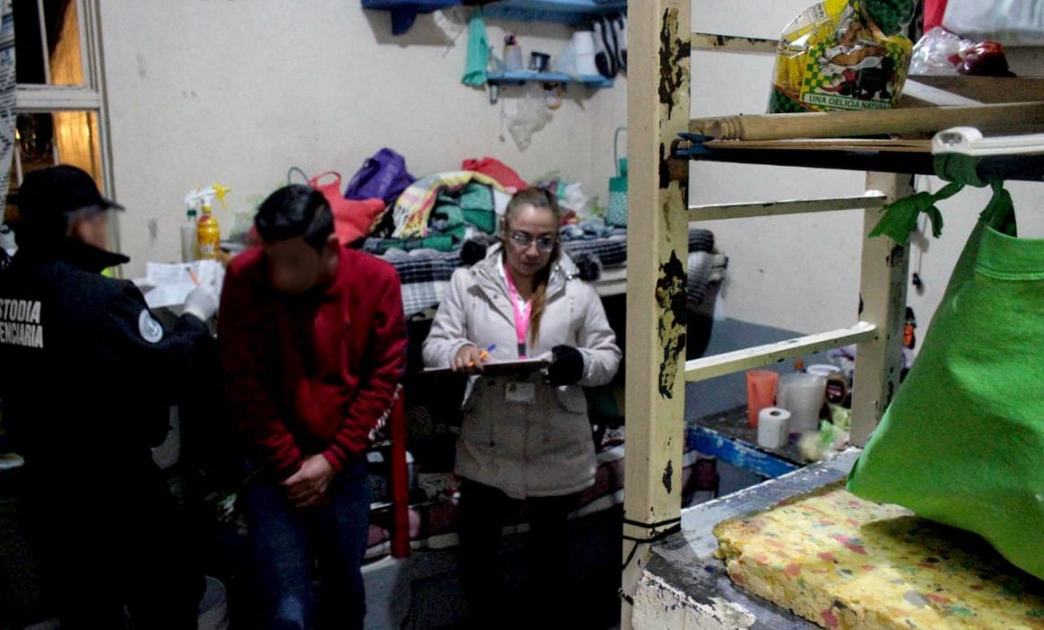 Supervisa CEDH operativo de revisión en Cereso de Tlaxcala
