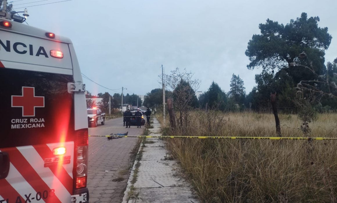 Atienden cuerpos de seguridad de Apetatitlán reporte de una persona sin vida