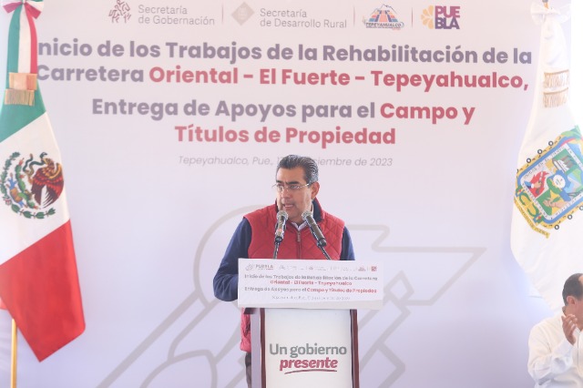 Afirma gobernador que su administración trabajará en 2024 lo equivalente a cinco años de gestión