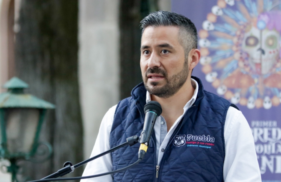 Adán Domínguez espalda proyecto de Eduardo Rivera ante anuncio de licencia para contender por la gubernatura en 2024