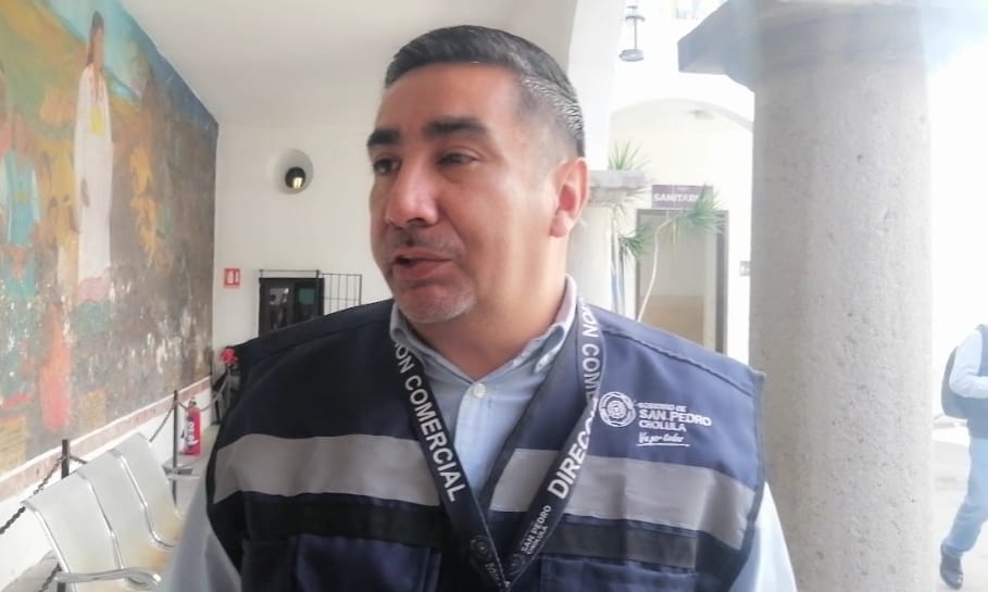 Municipio de San Pedro Cholula refuerza control en tianguis Lázaro Cárdenas