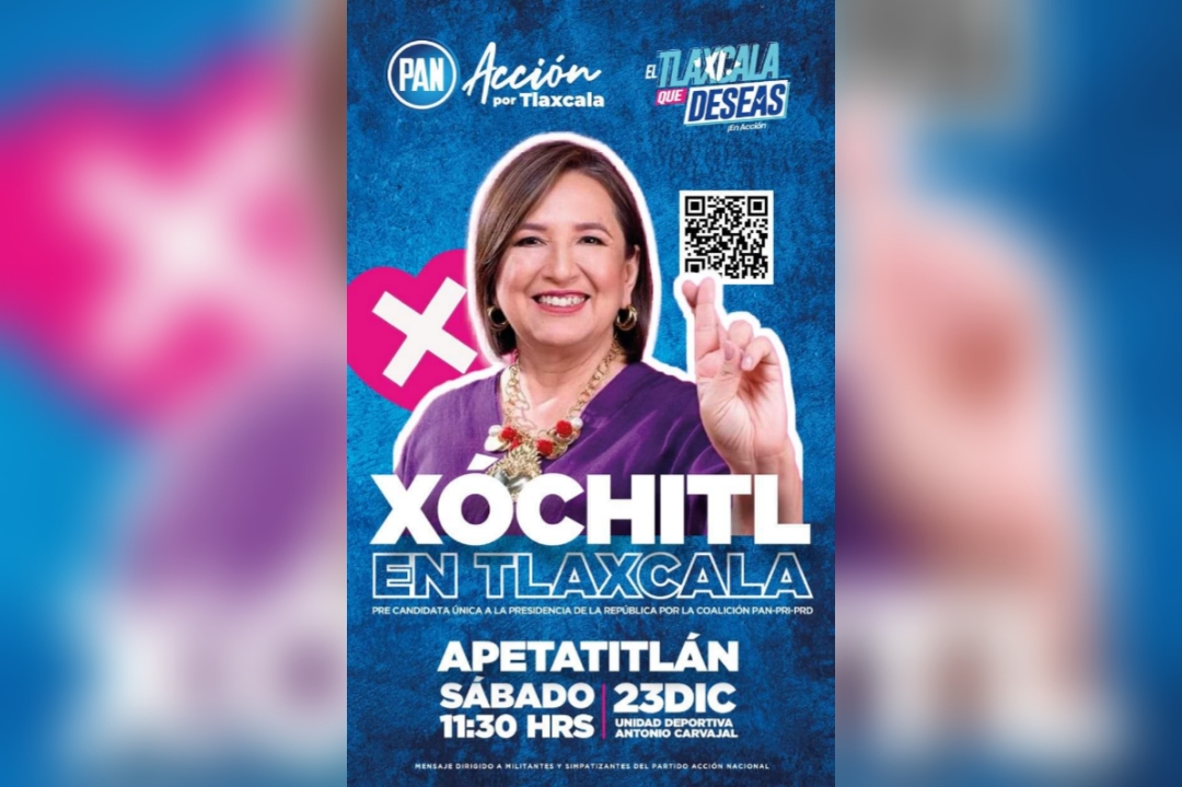 Regresa Xóchitl Gálvez a Tlaxcala, este sábado se reunirá con líderes del FAxM