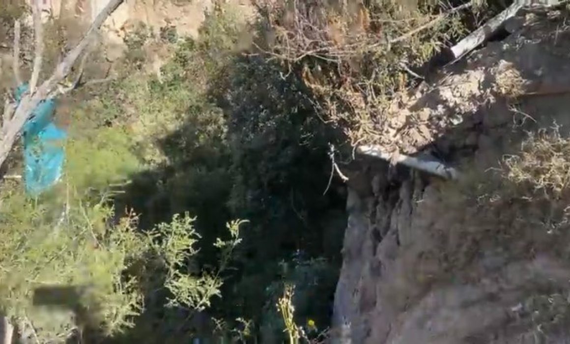 Muere hombre tras caer a barranco en Tizatlán
