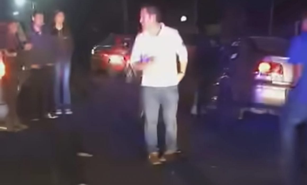 Hombre en supuesto estado etílico provoca choque en Tlaxcala capital