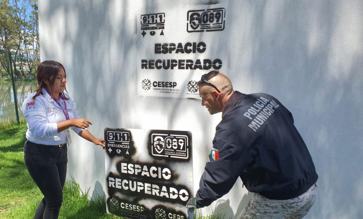 Rescata CESESP 78 espacios públicos durante el 2023