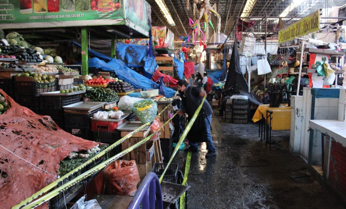 Últiman detalles en el mercado Emilio Sánchez Piedras de Tlaxcala