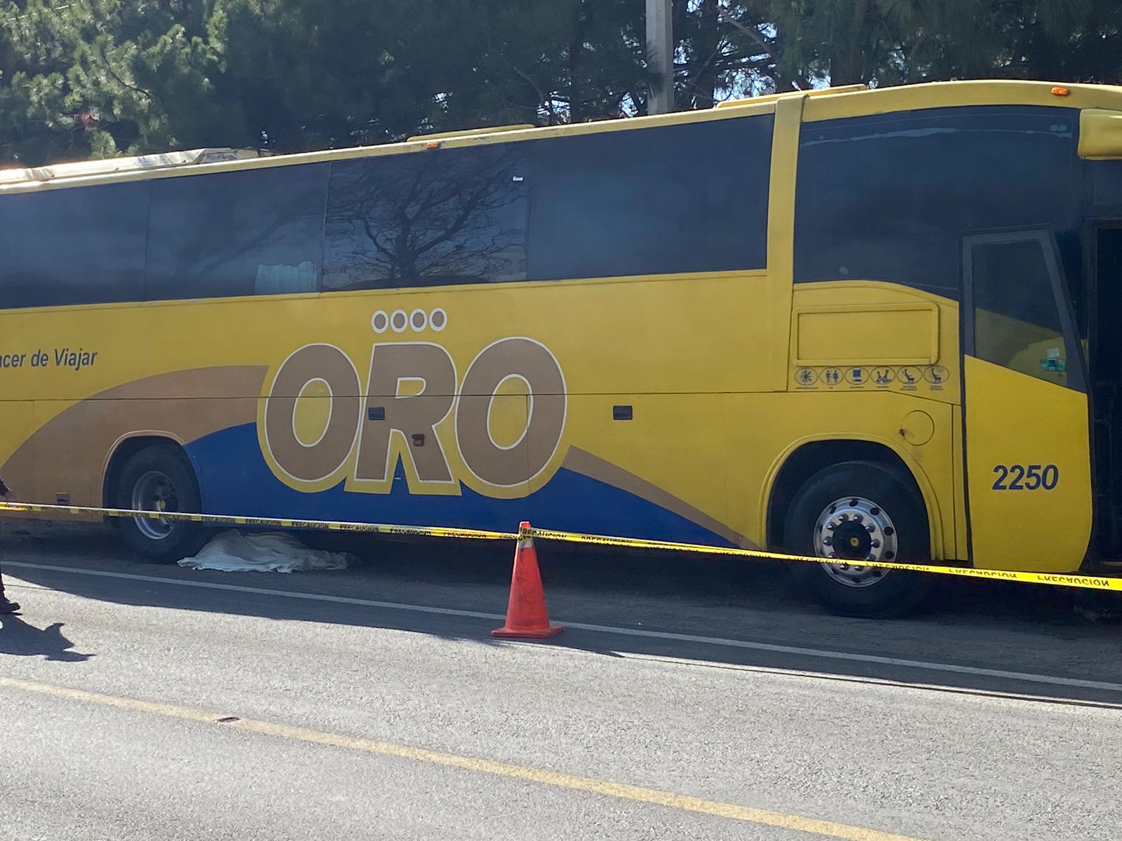 Trágico incidente en Huamantla: motociclista pierde la vida tras ser atropellado por un autobús