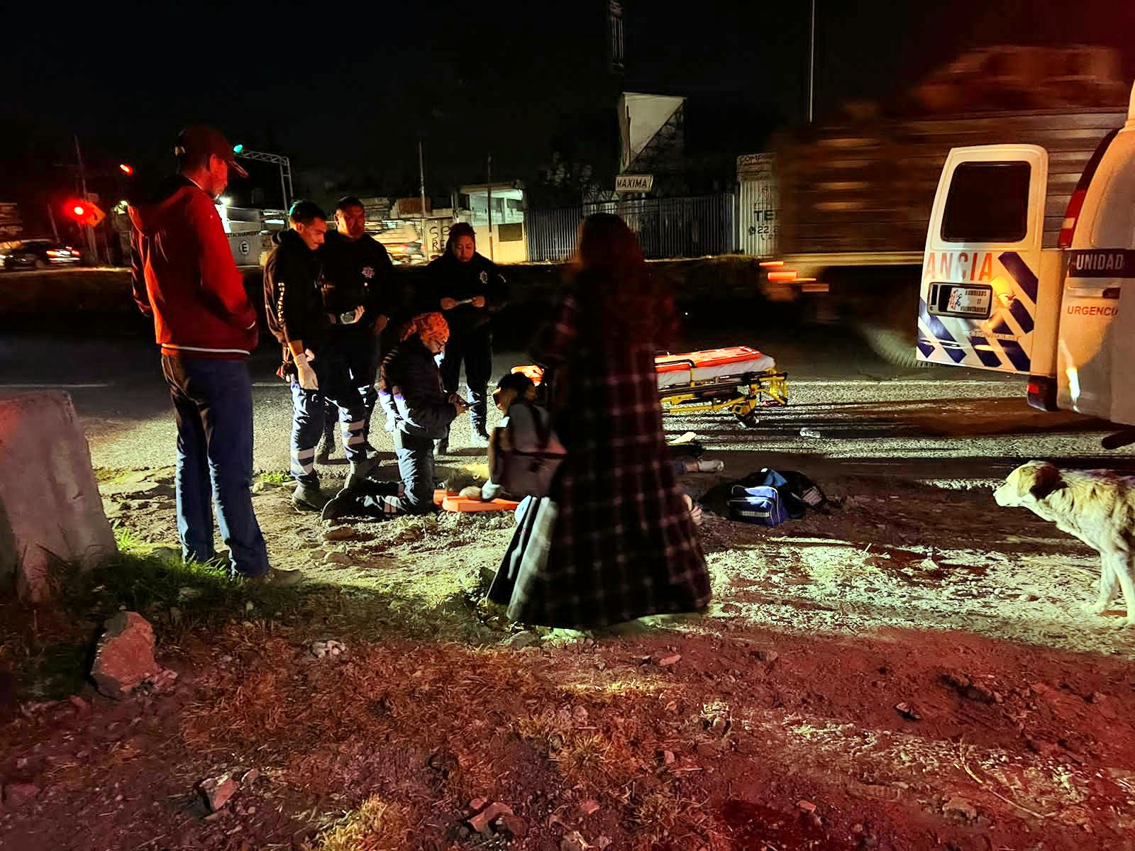 Mujer muere atropellada sobre Vía Corta, a la altura de San Pablo del Monte