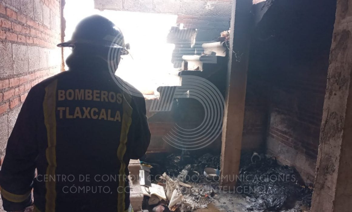 Explota tanque de gas en domicilio de Teolocholco; hay 4 heridos