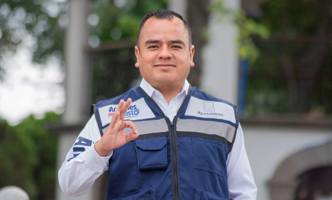 Alista Ángelo Gutiérrez segundo informe de gobierno en Apetatitlán