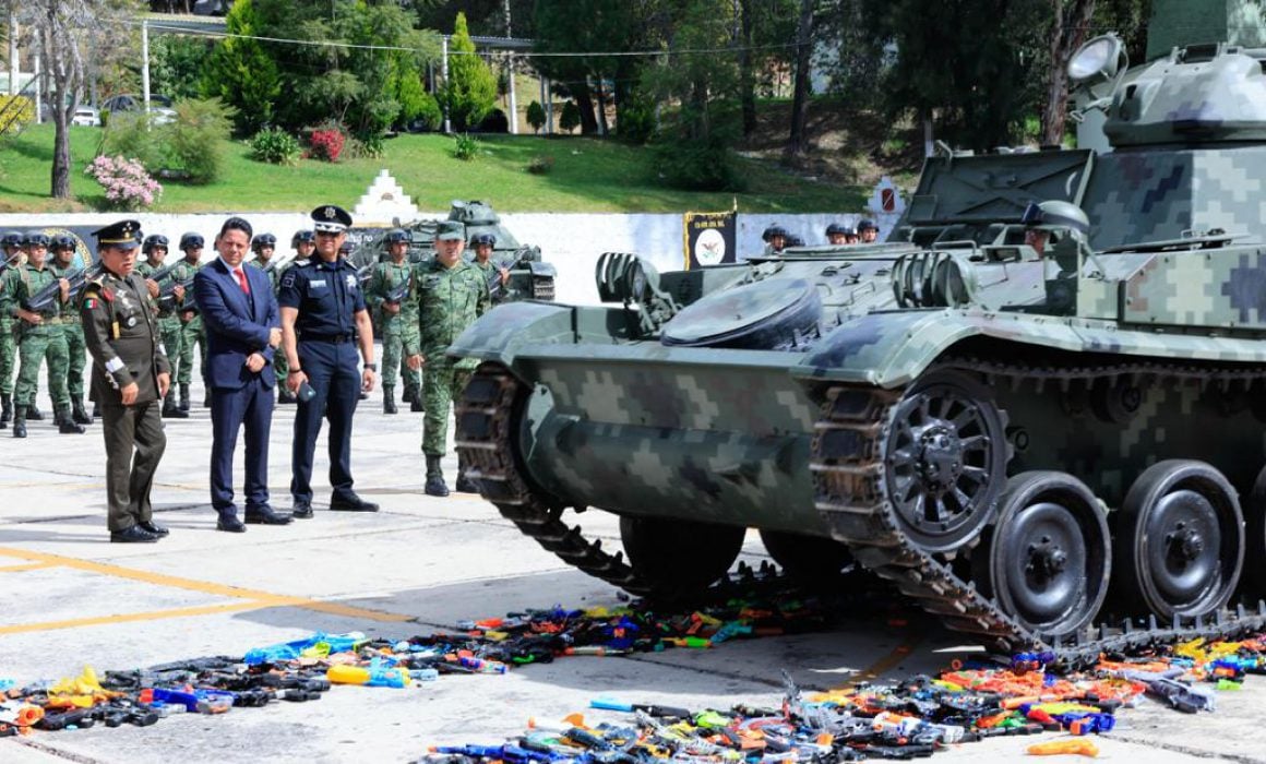 Atestigua Segob clausura de la campaña de canje de armas de fuego 2023