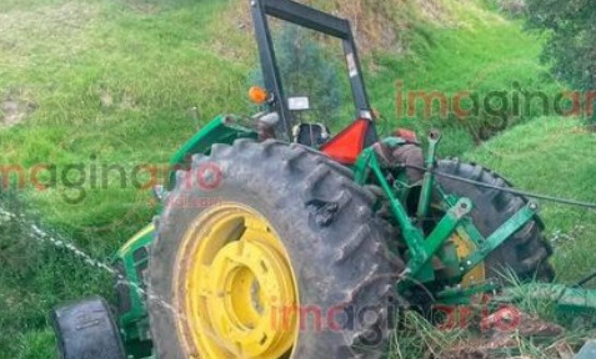 Muere hombre tras caer de tractor y quedar atrapado en Apizaco