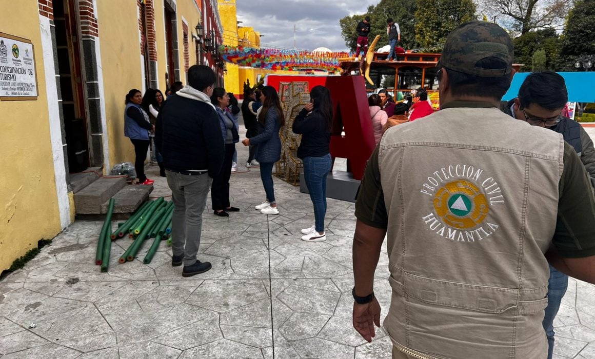 Reporta PC de Huamantla saldo blanco tras supervisión por sismo