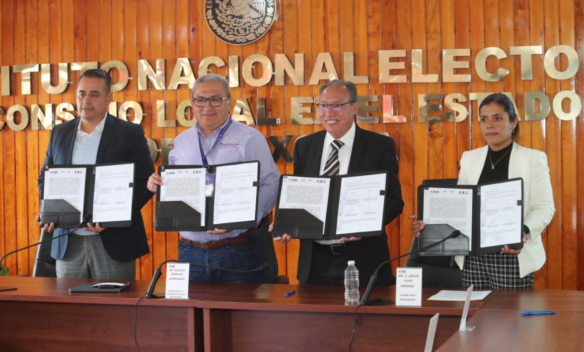 Firmó SEPE convenio de colaboración con autoridades electorales