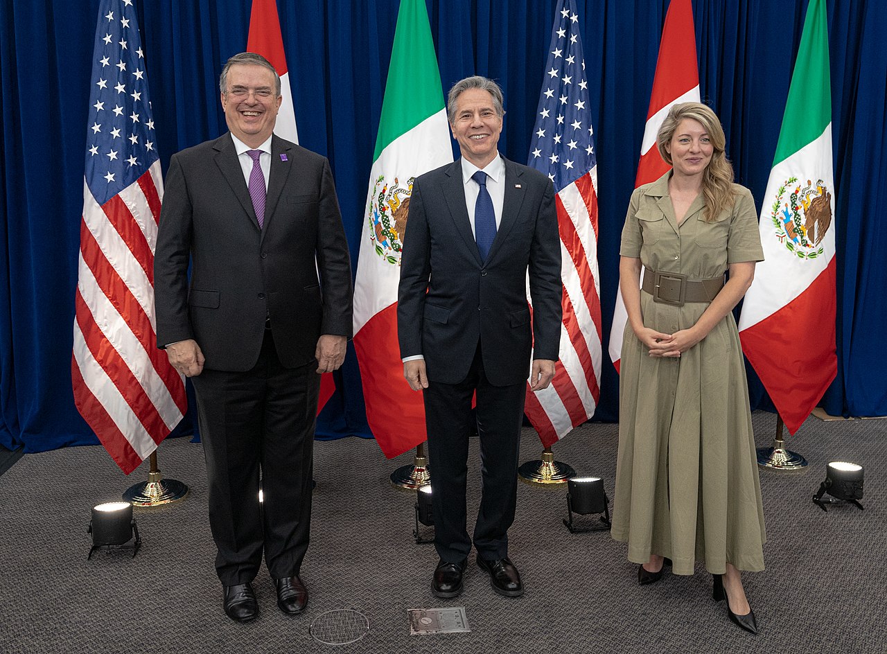 Participan en la X Cumbre Ebrard, Joly y Blinken con líderes empresariales de México, EU y Canadá por cooperación económica trilateral