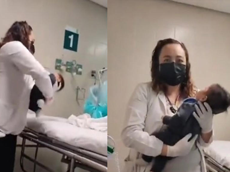 "No dejaba de llorar": Enfermera becaria aplica por error vitaminas en los ojos de una bebé