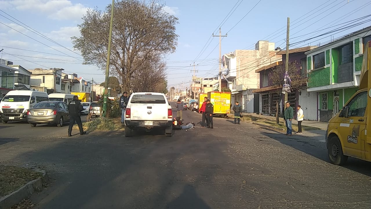 Muere motociclista tras ser embestido, en Apizaco