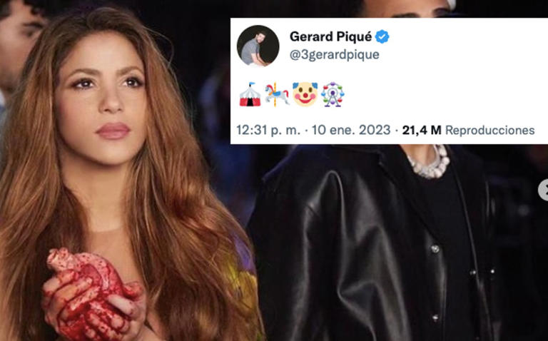 ¿La llamó payasa? Así fue la reacción de Piqué por la canción de Shakira junto a Bizarrap
