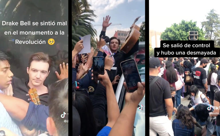 "Hubo una mala organización": Drake Bell casi se desmaya en encuentro con fans en CDMX