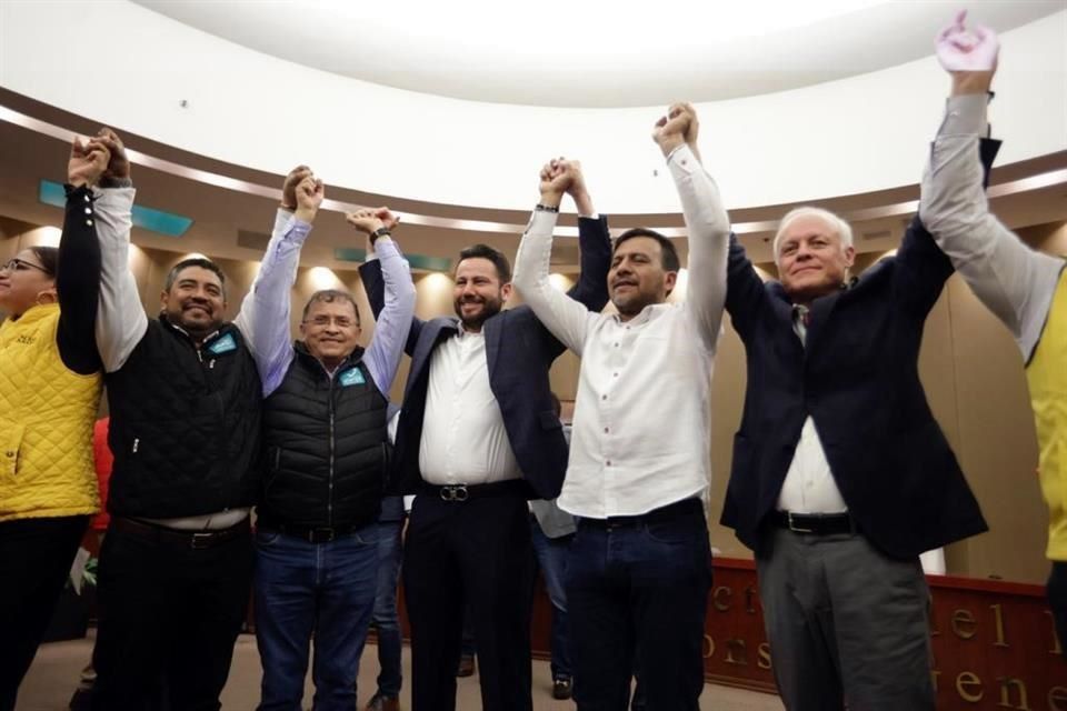 Coalición Nueva Alianza, PRI, PAN y PRD crean ‘Va por el Estado de México’ para próximas elecciones 