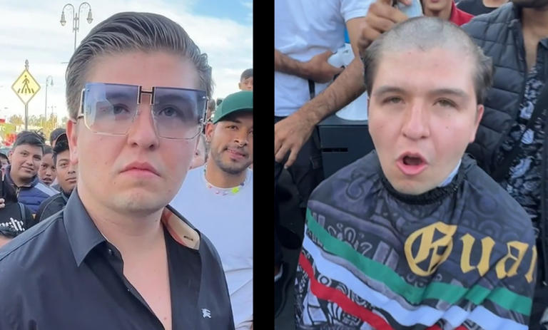 Fofo Márquez se doblega ante reto de HotSpanish y termina rapado por una camioneta (Vídeo)