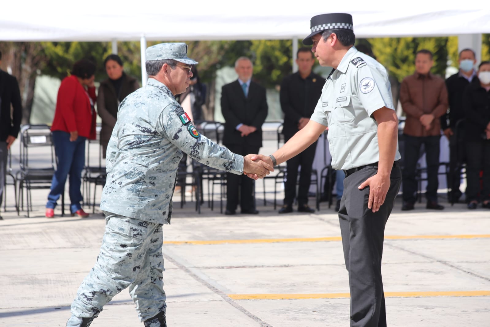 Rinde protesta Jorge Antonio Rebolledo Zaragoza, como coordinador Estatal De La Guardia Nacional En Tlaxcala