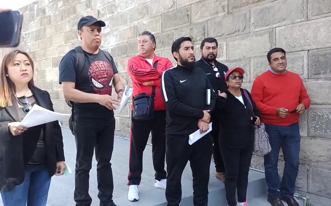 Agremiados de la Sección 55 del SNTE desquicia a la Capital